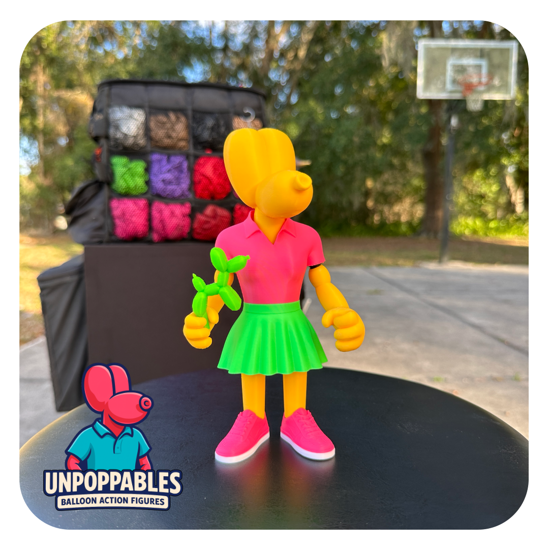 Female Balloon Dog Action Figure