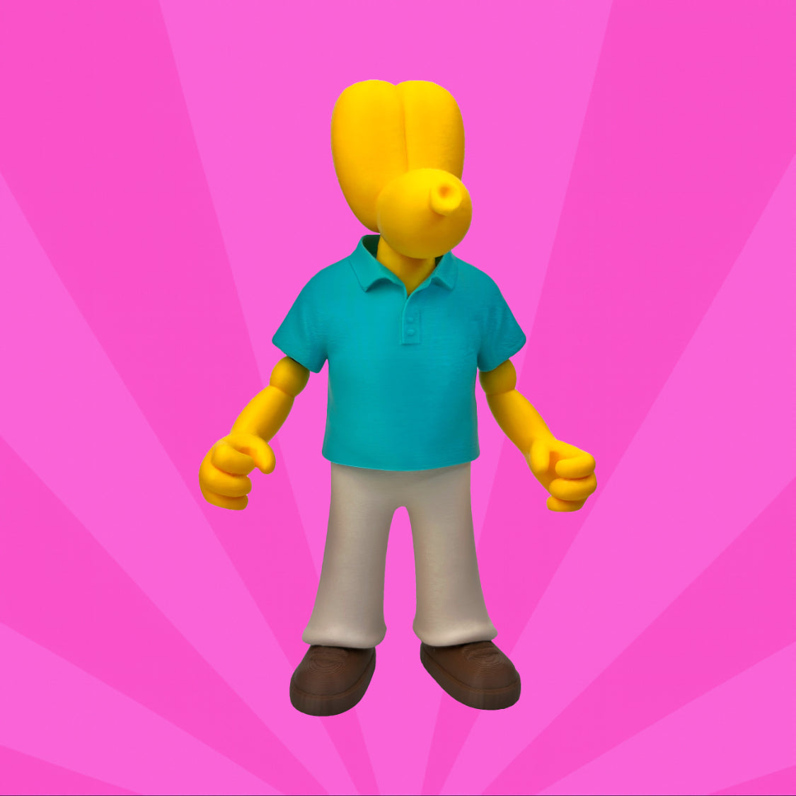 Classic Balloon Dog Action Figure