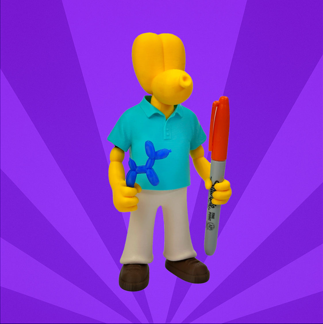 Classic Balloon Dog Action Figure